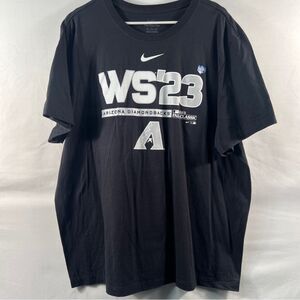Arizona Diamondbacks Nike Black 2023 World Series T-Shirt 0720